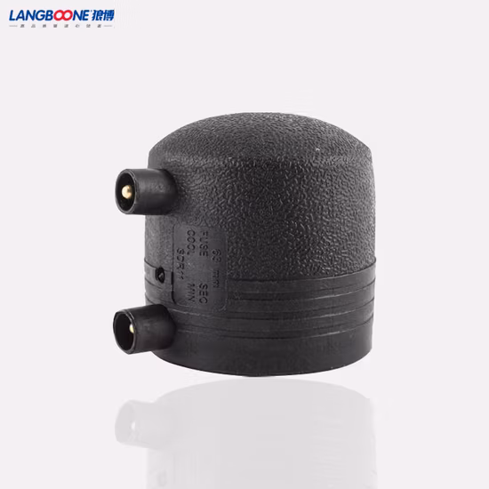 PE100 HDPE-Rohrendstopfen Elektrofusionsanschlüsse Pn16 Ef Endkappe für Wasser/Gas