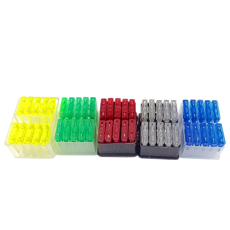 Excavator Fuse Square Fuse Tube Fuse Piece Waterproof Fuse Box Excavator Accessories for Daewoo Doosan Cat PC Zx Hyundai Volvo