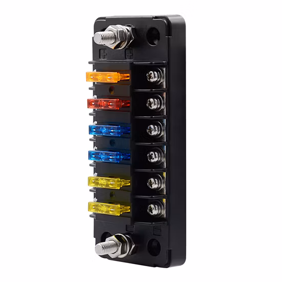 60 80 100 AMP Inline-Maxi-Sicherungshalter mit Staubkappe 6 8 10 AWG Auto-Sicherungshalter